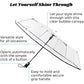 Buy now Ultra Clear Folding Umbrella with Auto Open Technology at indiglob india