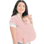 Buy now KeaBabies Baby Wrap Carrier - All in 1 Original Baby Carrier Newborn to Toddler Sling, Easy to Wear, Hands Free Bonding, Lightweight, Breathable Infant Wraps (Classic Gray) One Size (Pack of 1) Dusty Pink at indiglob india