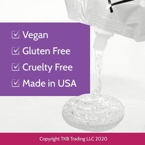 TKB Lip Gloss Base | Clear Versagel Base for DIY Lip Gloss, Moisturizing, Non-Sticky, Vegan, Made in USA (5.5oz (156g))