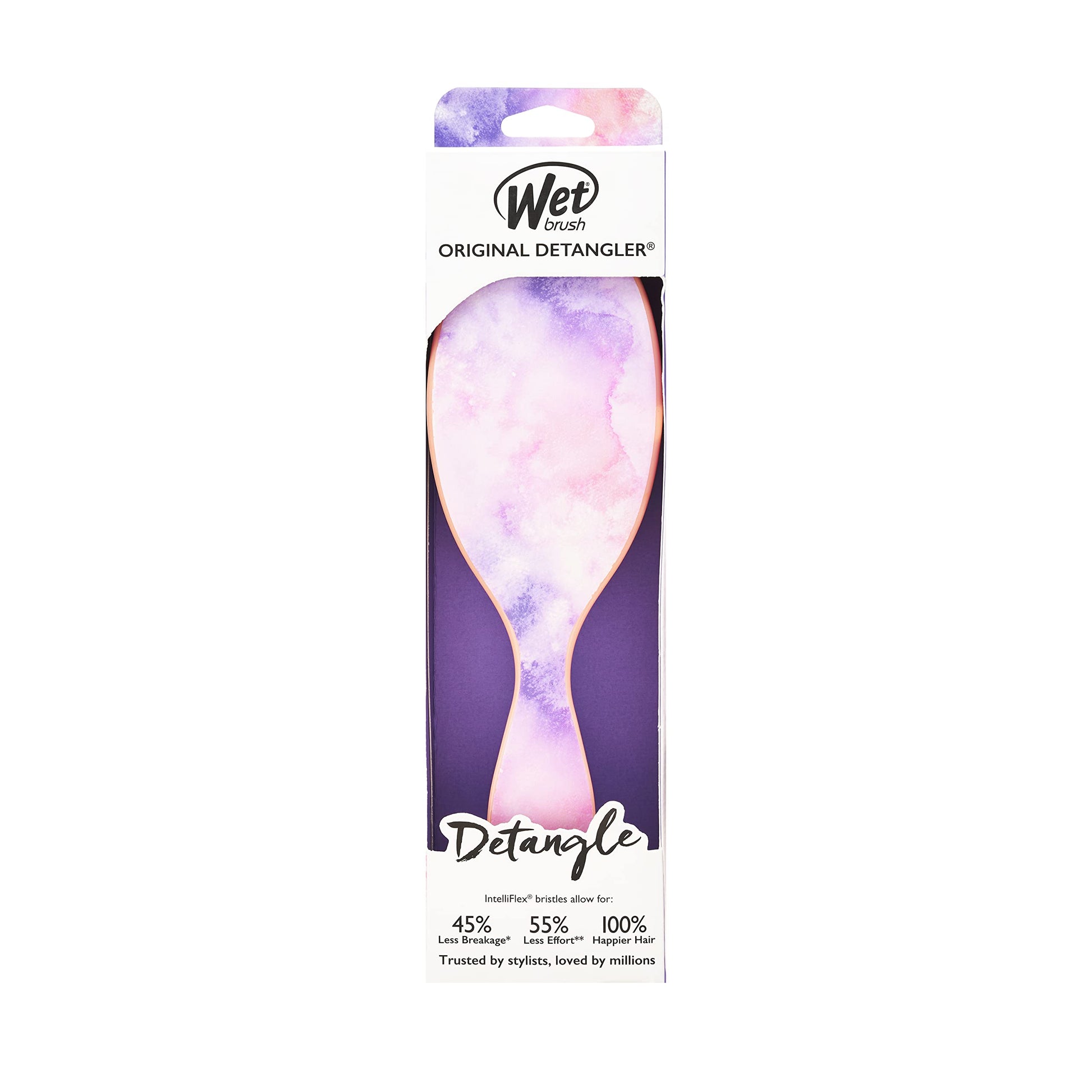 Buy now Wet Brush Original Detangler Hair Brush, Color Wash, Watermark, Ultra-Soft IntelliFlex Bristles - Detangling Hairbrush Glides Through Tangles For Wet, Dry & Damaged Hair, Women & Men at indiglob india