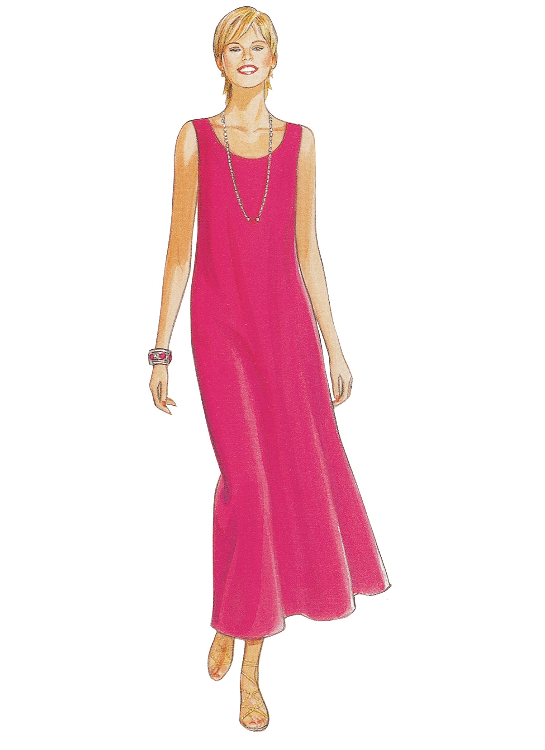 Buy now New Look U06352A Misses' Dress Sewing Pattern Packet, Code 6352, Sizes 8-10-12-14-16-18 at indiglob india