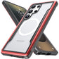 Buy now RAPTIC Shield Crystal Case for Samsung Galaxy S24 Ultra, [13FT Mil-Grade Drop Protection], [Not Yellowing Tech], Durable Anodized Shockproof Aluminum Frame Slim Samsung S24 Ultra Case, Iridescent S25 Ultra 6.9" Red at indiglob india