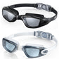 Buy now Aegend Swim Goggles, 2 Pack Swimming Goggles No Leaking Adult Men Women Youth Black & Light-white Gray at indiglob india