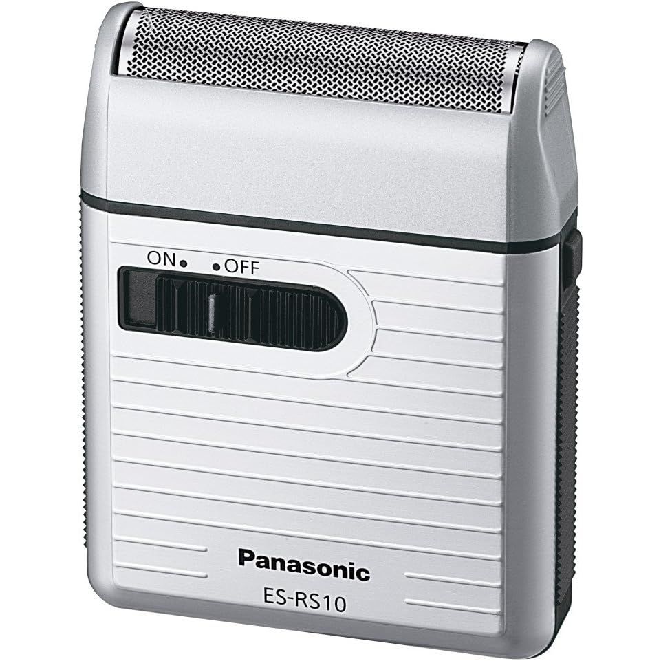Panasonic Men's Shaver for Traveler ES-RS10-S Silver | DC3V (2 x AA Alkaline) (Japan Model)