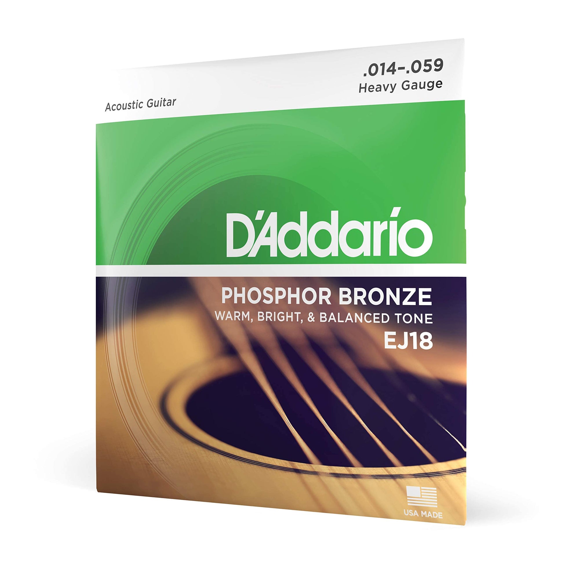 Buy now D'Addario Acoustic Guitar Strings, Phosphor Bronze, EJ42, Resophonic Medium Gauge 16-56, 6-String Set, Pack of 1 at indiglob india