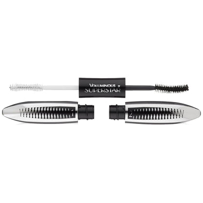 L'Oreal Paris Cosmetics Voluminous Superstar Mascara, Waterproof, Blackest Black, 0.41 Fl. Oz, 1 Count