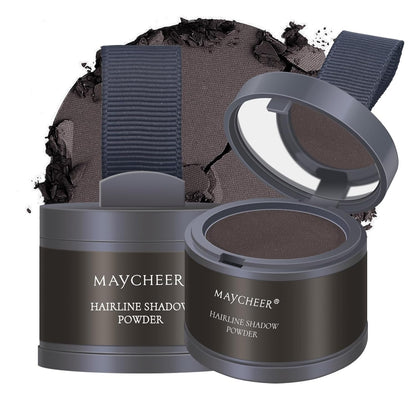 Root Touch Up Powder for Thinning Hair - Hairline Shadow and Gray Coverage #01 Dark Brown