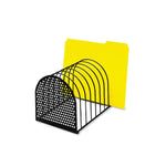 Buy now Fellowes 22304 Perf-Ect Desk File, 8 Sections, Steel, 7 x 10 1/8 x 7 1/8, Black at indiglob india