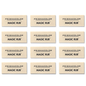 Buy now Prismacolor?? Magic Rub?? Vinyl Erasers, White, Pack Of 12 at indiglob india