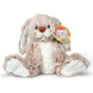 Melissa & Doug Burrow Bunny Stuffed Animal Plushie with Big Feet, Floppy Ears & Fluffy Tail, Adorable Pretend Play Toddler Toys for Girls & Boys 3+