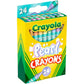 Crayola Pearl Crayons, Pearlescent Colors, 24 Count, Coloring Supplies, Gift for Kids, Ages 3, 4, 5, 6