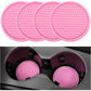 Car Cup Coaster, 4PCS Universal Non-Slip Cup Holders Embedded in Ornaments Coaster, Car Interior Accessories, Black