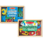 Melissa & Doug 52 Wooden Alphabet Magnets in a Box - Uppercase and Lowercase Letters