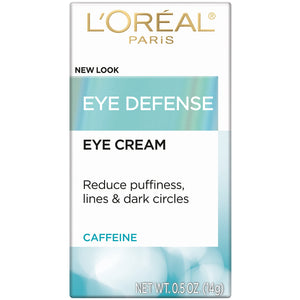 Buy now L'Oreal Paris Dermo-Expertise Eye Defense Eye Cream with Caffeine and Hyaluronic Acid 0.5 oz at indiglob india