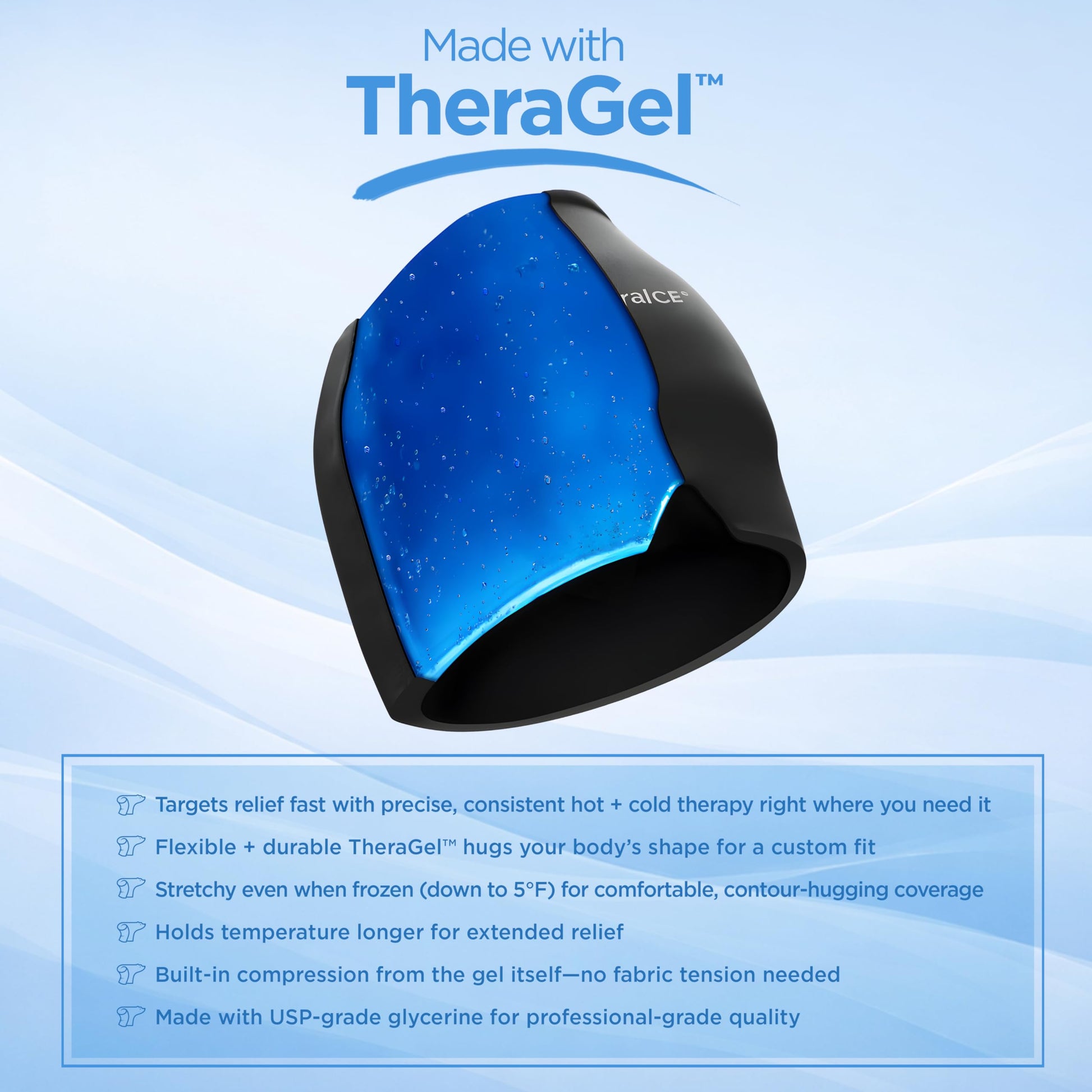 Buy now TheraICE Headache Relief Cap, Migraine Ice Pack Mask Products, Women Cooling Gel Hat, Face Cold Compress Head Wrap for Her Stress. Great Birthday Gift for Mom, Sister, Grandma, Girlfriend, & Teacher at indiglob india