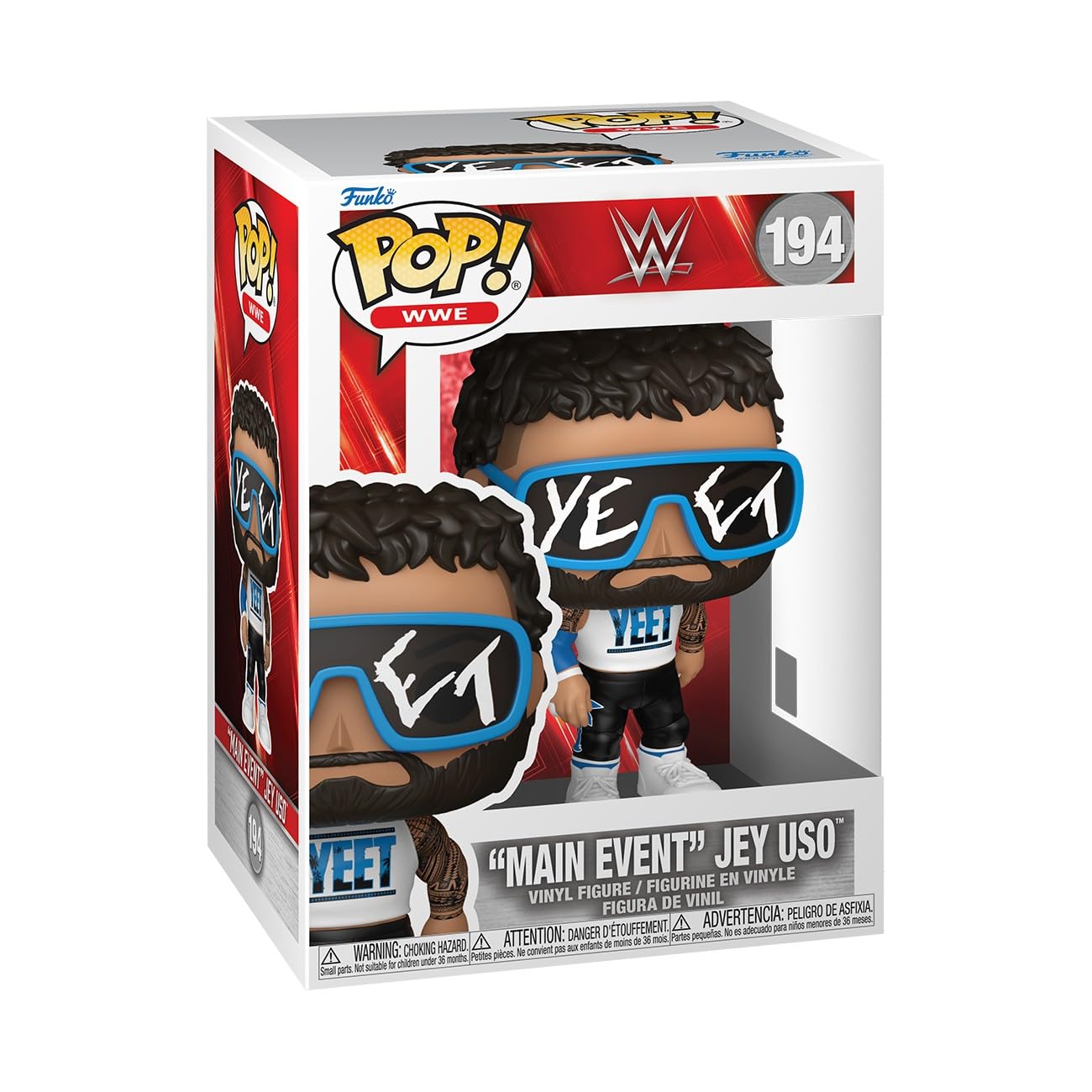 Buy now Funko Pop! WWE: Main Event Jey USO - Collectable Vinyl Figure - Gift Idea - Official Merchandise - Toys for Kids & Adults - Sports Fans - Model Figure for Collectors and Display at indiglob india