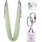 F.Life Aerial Silk Yoga Hammock & Swing for yoga Inversion,Strength training,starter hardware kit