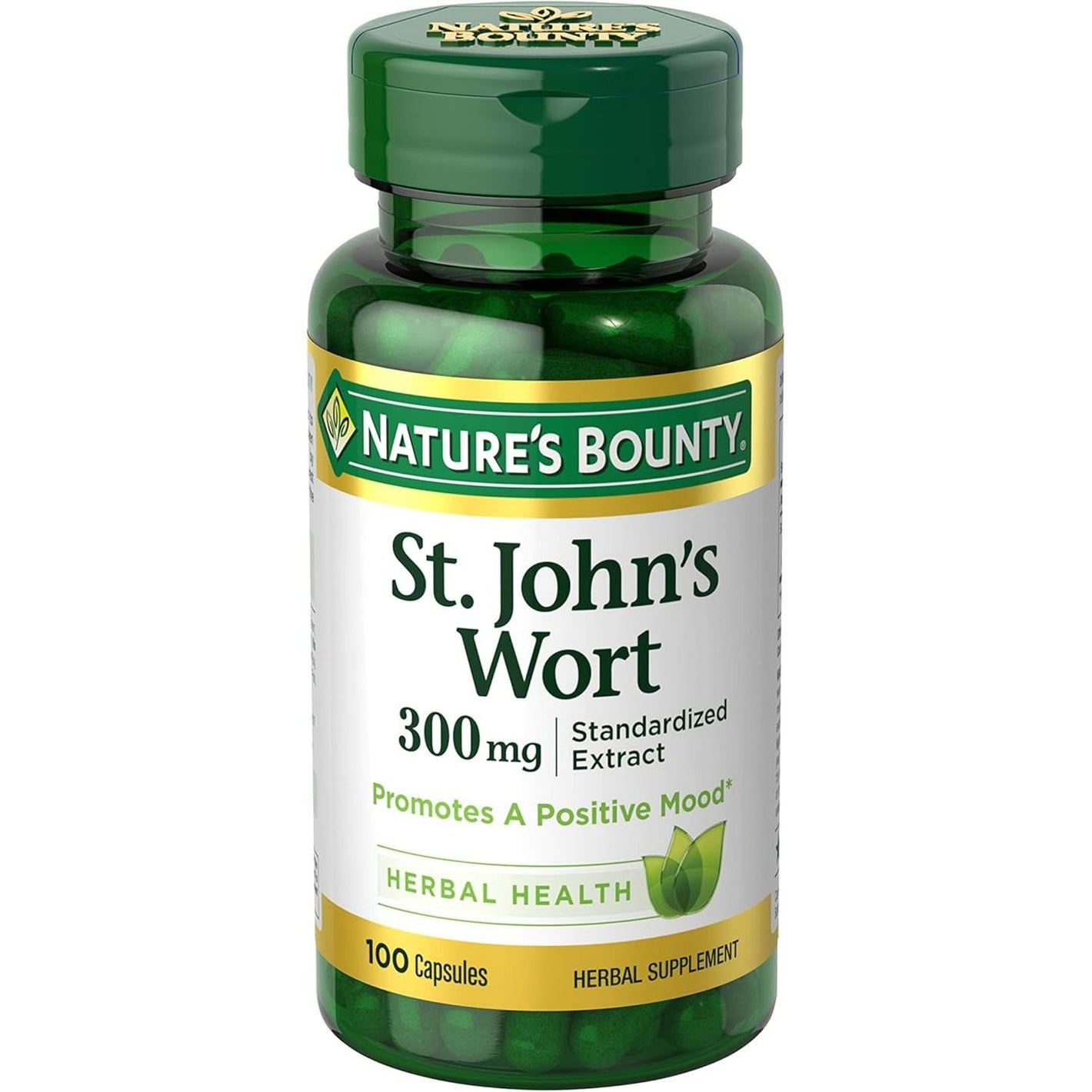 Nature's Bounty St. John's Wort 300 mg Caps, 100 ct