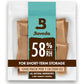 Boveda 62% Two-Way Humidity Control Packs For Storing 1 lb – Size 67 – 4 Pack – Moisture Absorbers for Storage Containers – Humidifier Packs – Hydration Packets in Resealable Bag