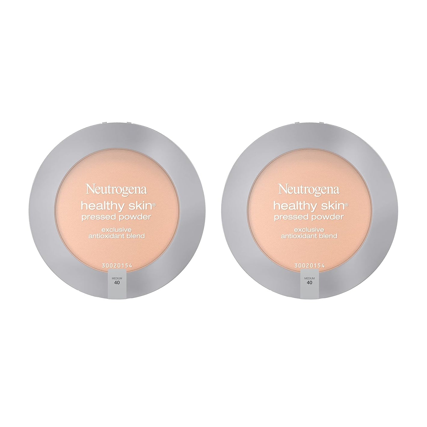 Neutrogena Healthy Skin Pressed Makeup Powder Compact with Antioxidants & Pro Vitamin B5, Evens Skin Tone, Minimizes Shine & Conditions Skin, Medium 40, .34 oz