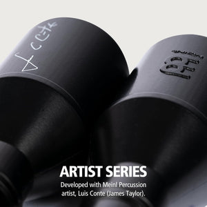 Meinl Percussion Series Signature Luis Conte Artist Shaker Musical Instrument with Medium Volume — NOT Made in China — for Live or Studio, 2-Year Warranty (SH4BK)