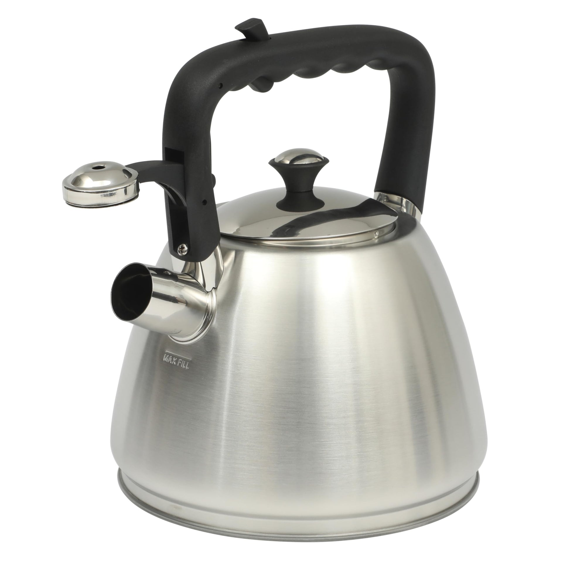 Buy now Mr. Coffee Flintshire 1.75-Quart Stainless Steel Whistling Tea Kettle – Brushed Satin Finish Stove-Top Kettle for Boiling Water at indiglob india