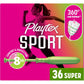Playtex Sport Tampons Super Absorbency, Fragrance-Free - 36ct | Super Tampons for Women, Feminine Care, Playtex Tampon with 360 Leak Defense