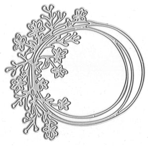 Circle Flowers Lace Metal Cutting Die Cuts, Lace Stencils DIY Crafts Cards Dies Cuts for DIY Embossing Card Making Photo Decorative Scrapbooking