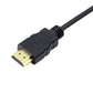 Right AngleHDMI Coiled Cable,90° Down Angle HDMI Male to HDMI Male Spring Spiral Cable Support 3D 1080P YOUCHENG for Camera, Monitor