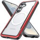 Buy now RAPTIC Shield Crystal Case for Samsung Galaxy S24 Ultra, [13FT Mil-Grade Drop Protection], [Not Yellowing Tech], Durable Anodized Shockproof Aluminum Frame Slim Samsung S24 Ultra Case, Iridescent S25 6.2" Red at indiglob india