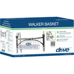Buy now Drive Medical 10200B Walker Basket, Basket for Folding Walker with Cup Holder, White at indiglob india