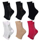 3pairs Neuropathy socks for Women & Men, Ankle brace Socks and Tendonitis socks,For Pain Relief and Plantar Fasciitis,Ankle sleeve for ankle swelling(L/XL)