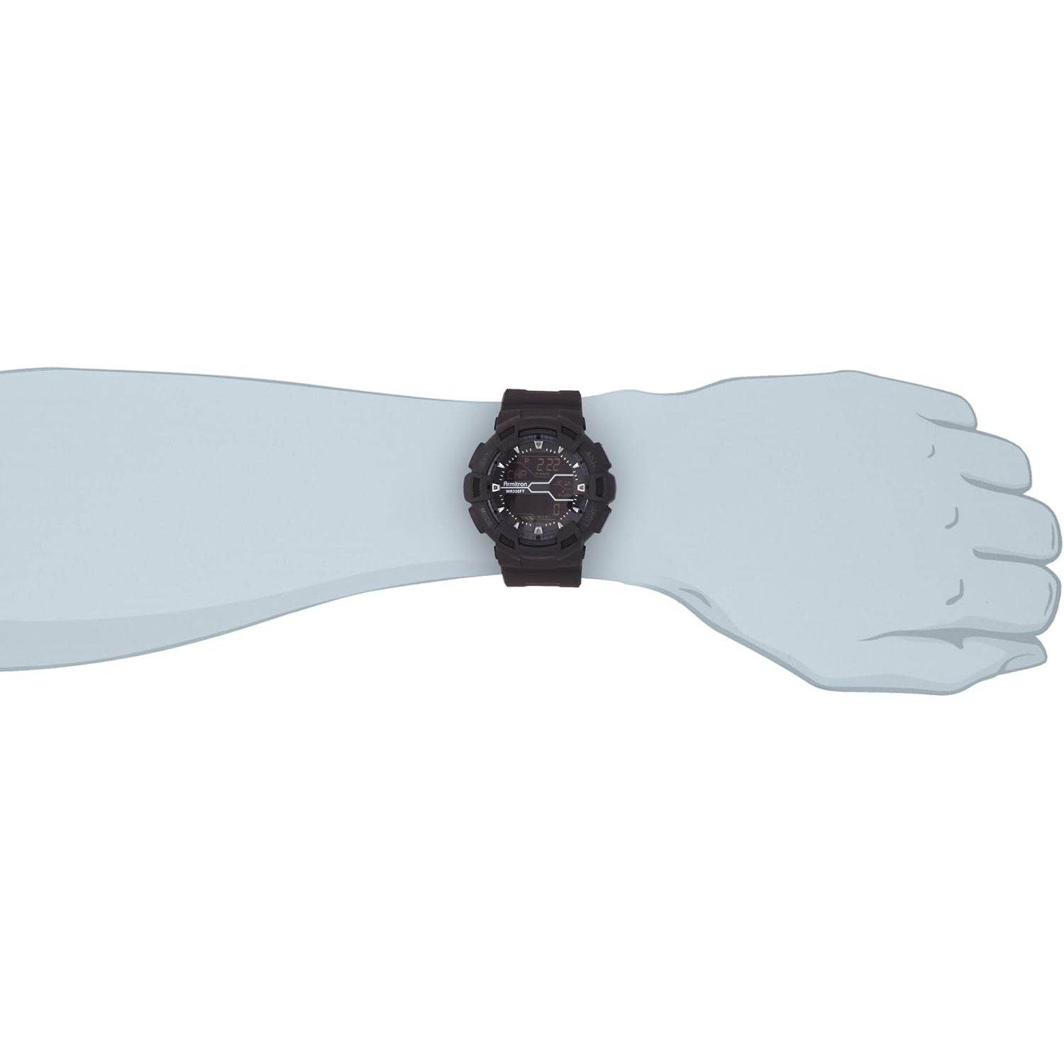 Armitron Sport Men's Digital Chronograph Resin Strap Watch, 40/8246 - My Store