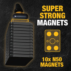 Buy now DEWALT Heavy Duty Magnetic Phone Holder for Car, Universal Air Vent Magnetic Car Phone Holder, Reinforced Automobile Mount for Mobile Devices and Mini Tablets, Incl Metal Plates for NonMagSafe Devices at indiglob india