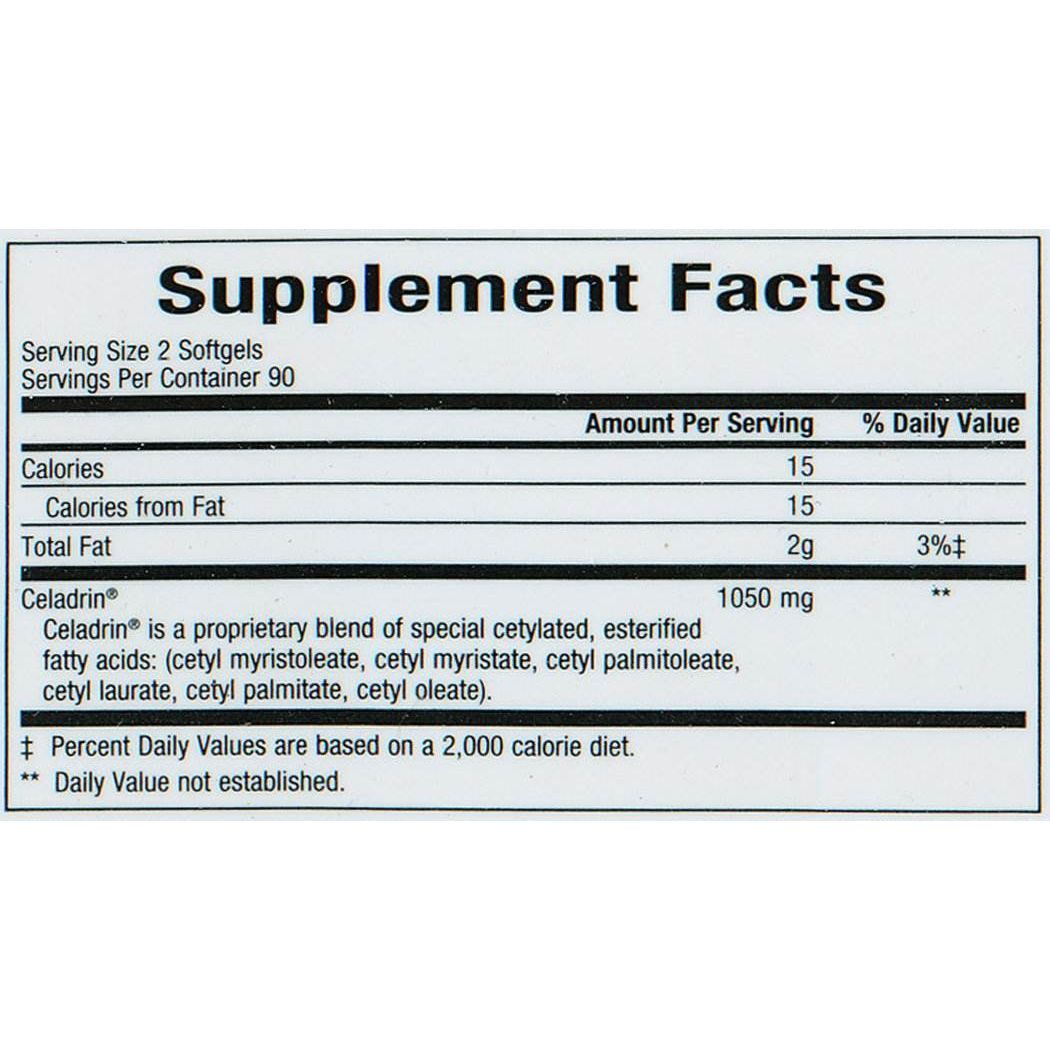 Celadrin® Advanced Joint Health 1050 Mg, 180 Softgels Fast, Long Lasting Joint Comfort - My Store