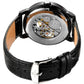 FORSINING Men's Super Quality Alloy Case Mechanical Movement Antique Fashion Leather Wristwatch