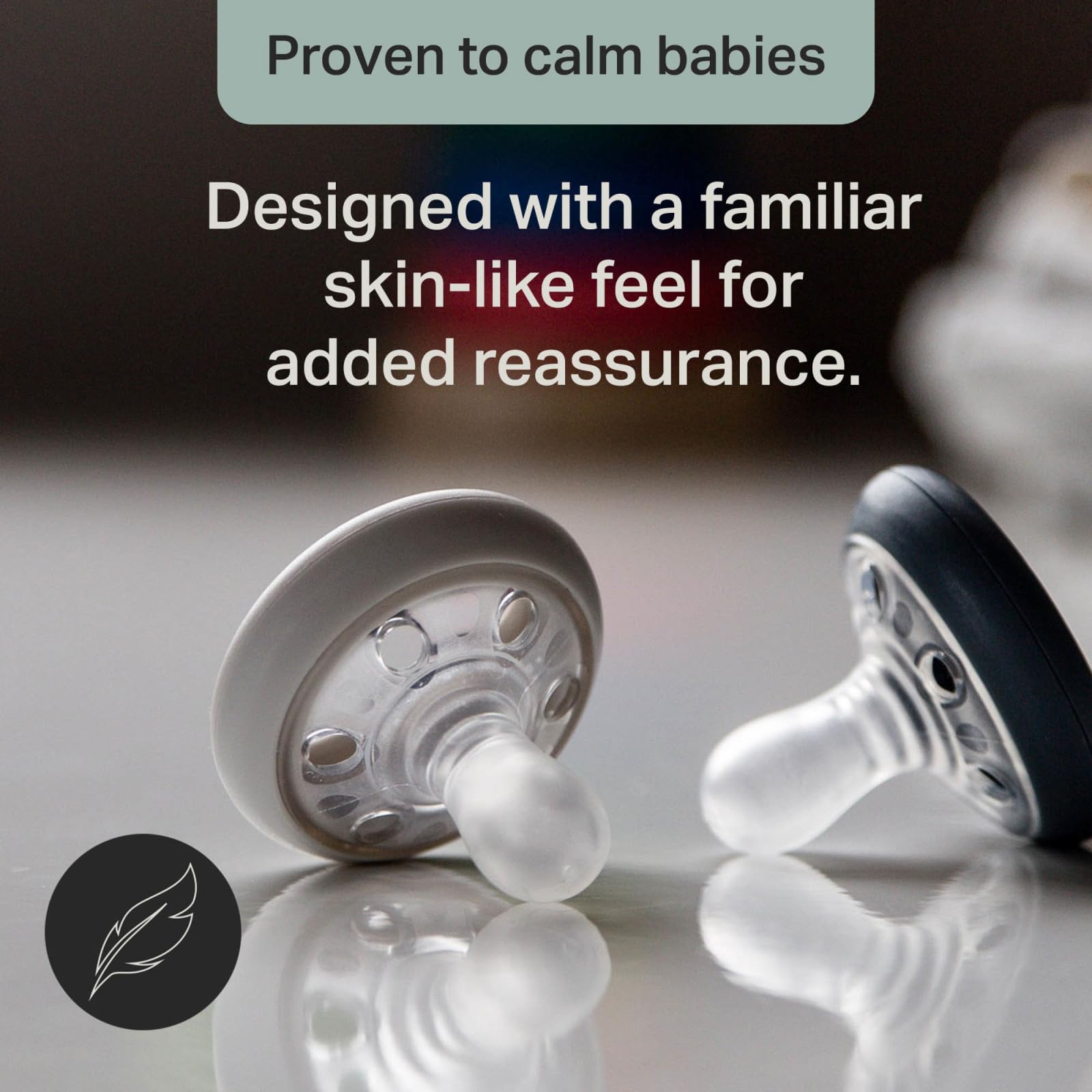 Buy now Tommee Tippee Breast-Like Pacifier, 0-6 Months, Symmetrical Design, Natural Breast-Like Baglet, BPA-Free Binkies, Pastel/Blue/Black, Pack of 4 at indiglob india