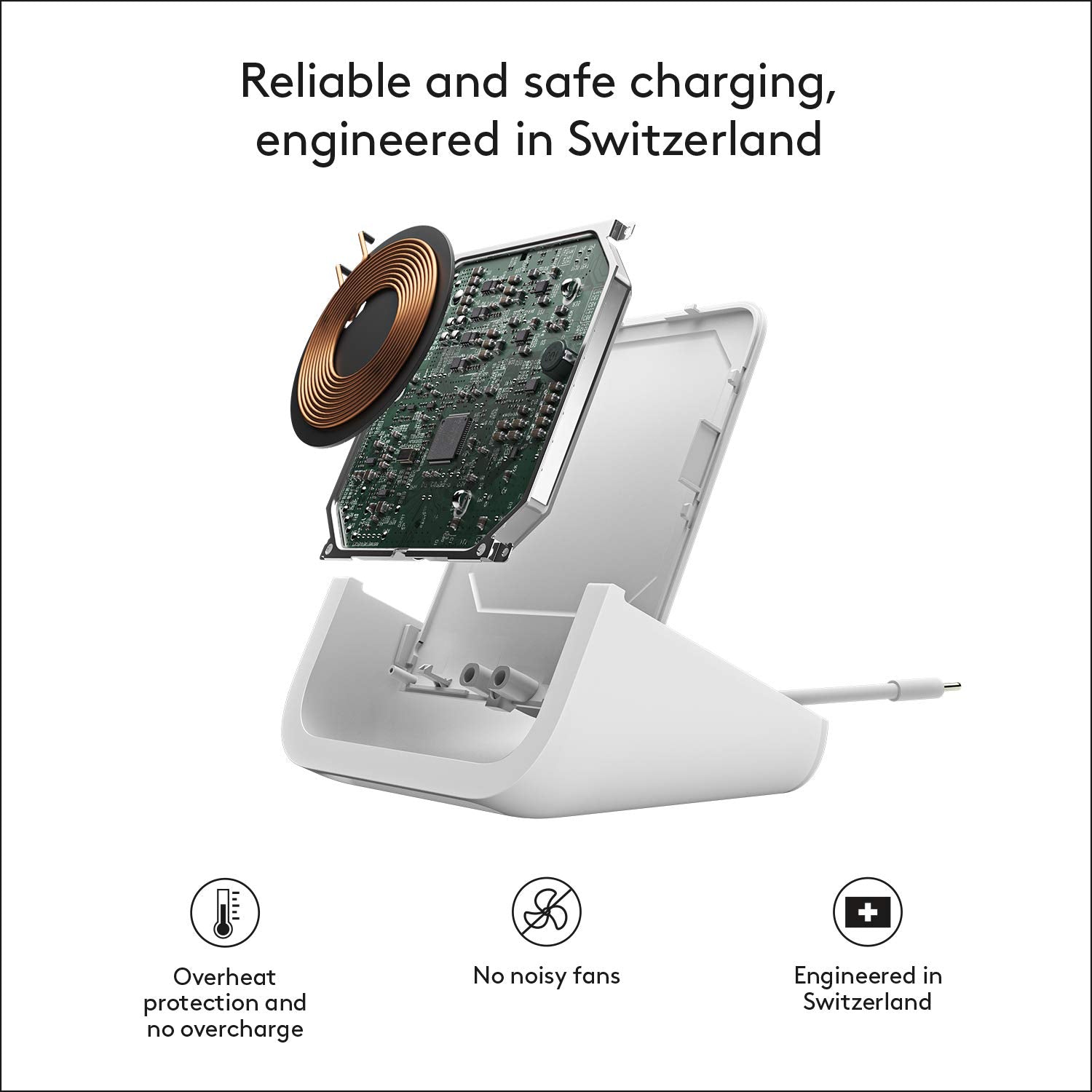 Buy now Logitech Powered Wireless Charging Stand for iPhone 8, 8 Plus, X, XS, XS Max and XR at indiglob india