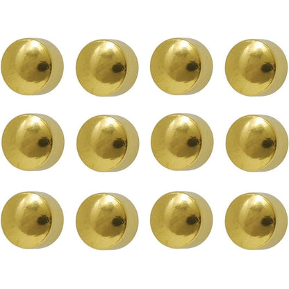 Caflon Ear Piercing Ball Earrings Studs 4mm Gold Plated Surgical Steel 12 Pair