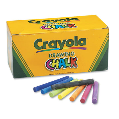 Buy now Crayola Colorful Drawing Chalk - 144 Colored Chalk Sticks at indiglob india