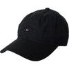 Tommy Hilfiger Men's Cotton Logo Adjustable Baseball Cap - Black
