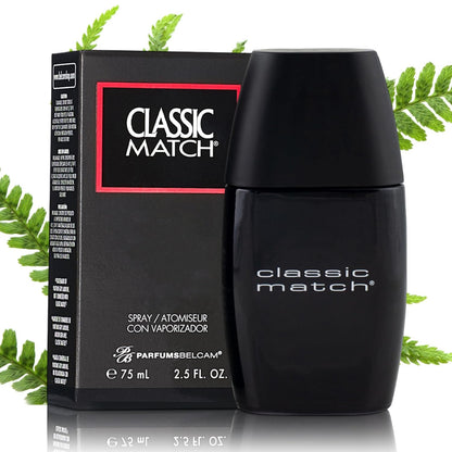 PB ParfumsBelcam CM Noir Eau De Toilette Spray for Men – Fresh Fougere Cologne, Bergamot, Basil, Patchouli, Long-Lasting Scent, Masculine Fragrance – 2.5 Fl Oz