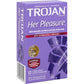 Buy now Trojan Her Pleasure Sensations Spermicidal Lubricated Condoms, 12ct at indiglob india