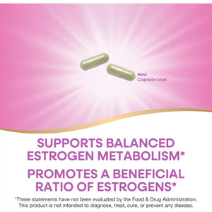 Nature's Way DIM-Plus, DIM Supplement, Supports Balanced Estrogen Metabolism*, Supports Estrogen Hormone Balance*, Diindolylmethane, 120 Vegan Capsules