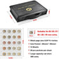 Coin Collection Book Holder for Collectors, 260 Pockets Coins Collecting Album with Zipper and Handle. Display Storage Case for Money Currency Collections Supplies, Bill Commemorative (Box Only)
