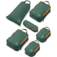 Compression Packing Cubes Set for Travel - Lightweight, Durable Clothes Organizer for Carry-On Luggage and Suitcases by TRIPPED Travel Gear
