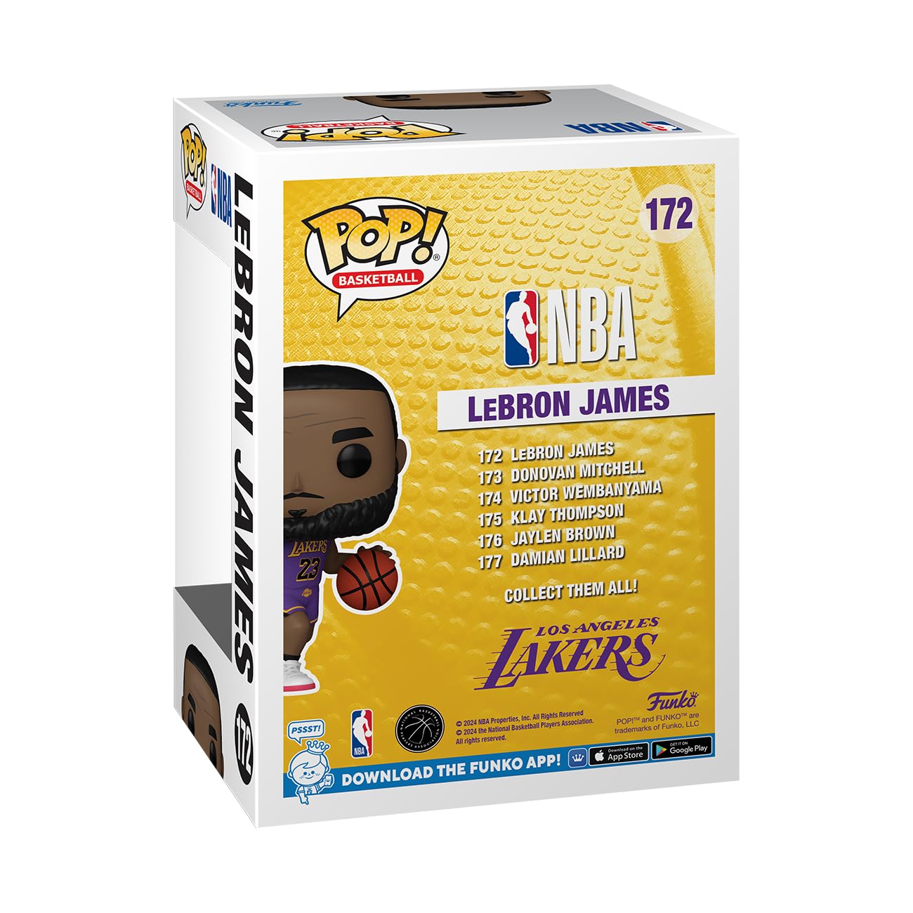 Buy now Funko POP! NBA: Lakers - Lebron James - Collectable Vinyl Figure - Gift Idea - Official Merchandise - for Kids & Adults - Sports Fans - Model Figure for Collectors and Display at indiglob india