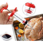 5 Stainless Steel Needles Spice Syringe Set BBQ Meat Flavor Injector Kithen Cooking Sauce Marinade Syringe Accessories