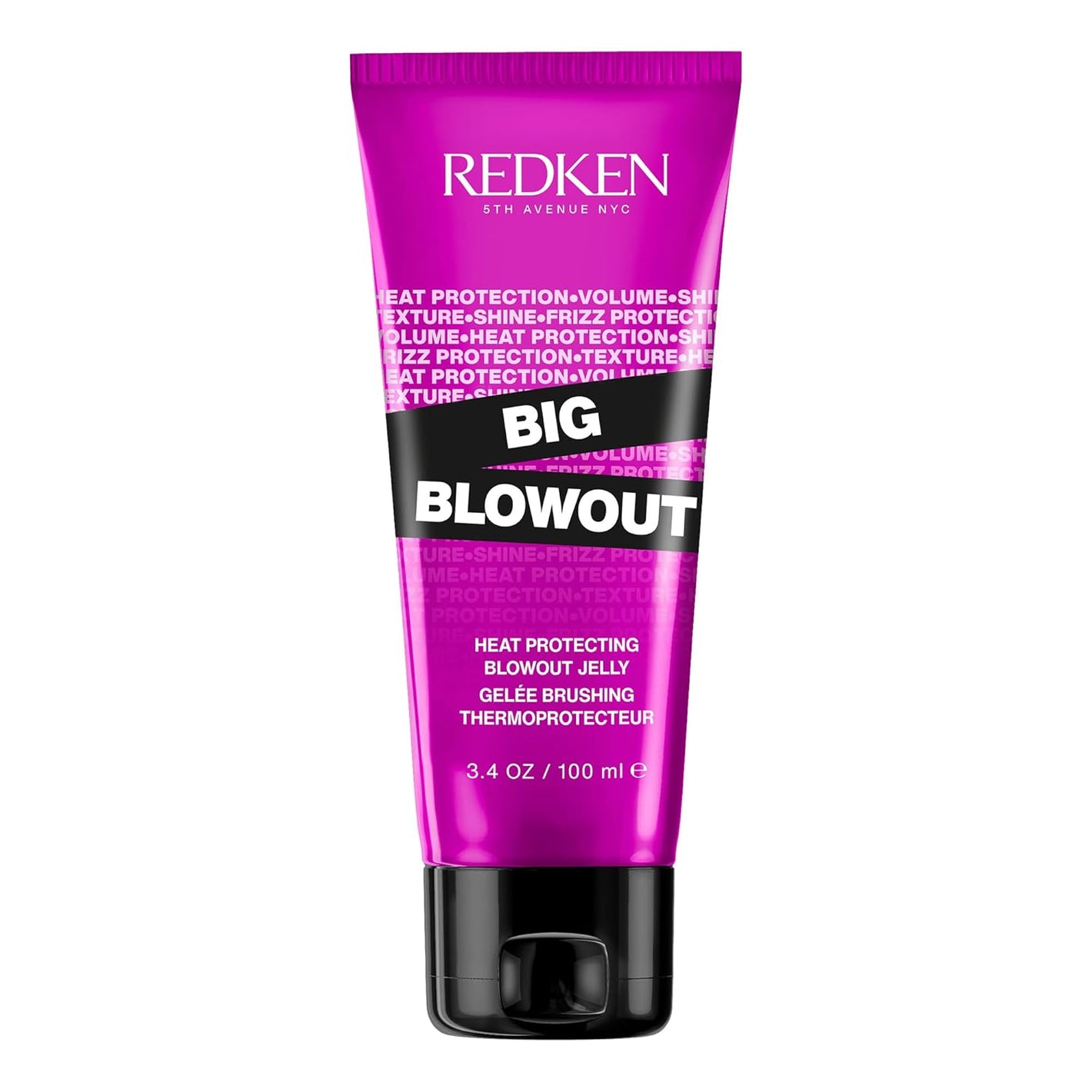 Redken Big Blowout Heat Protection Jelly For All Hair Types - Blowdry gel, Offers Shine and Texture with Frizz Control, Provides Volume for Fine Hair