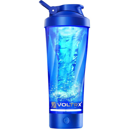 VOLTRX Premium Electric Protein Shaker Bottle, Made with Tritan - BPA Free - 24 oz Vortex Portable Mixer Cup/USB Rechargeable Shaker Cups for Protein Shakes
